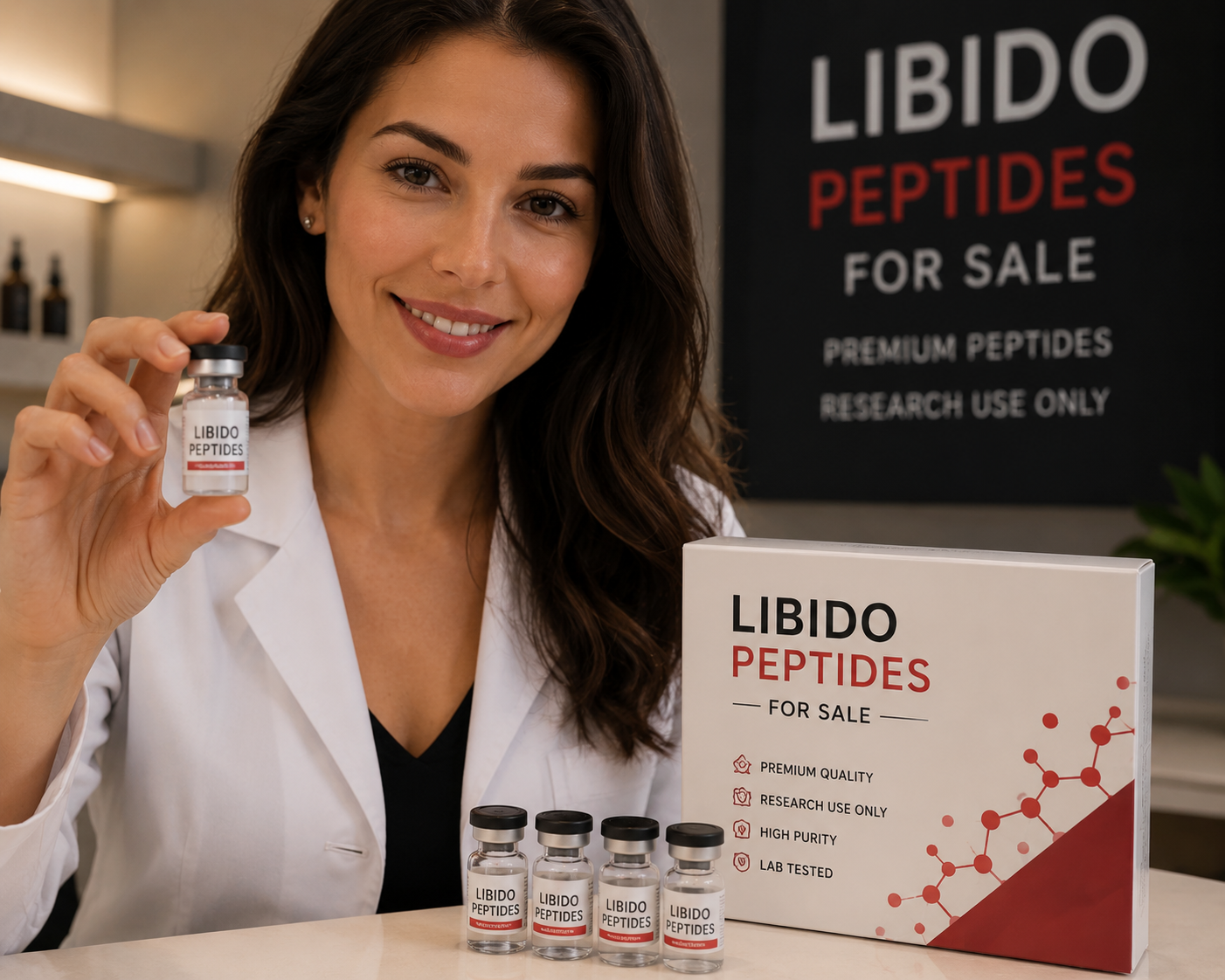 Explore Libido Peptides For Sale with high purity and rigorous quality testing. Shop premium research peptides, enjoy fast shipping, competitive prices, and trusted customer service.