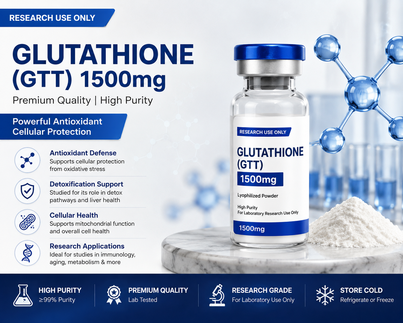 Glutathione (GTT) 1500mg